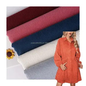6 Wales bán buôn vải to sợi dệt sọc vải nhung cho hàng may mặc và Sofa bọc