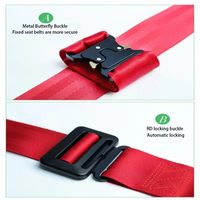 Fixateur de ceinture de sécurité pour enfant, boucle de ceinture de sécurité, ajusteur de sangle de voiture, accessoires intérieurs de type ceinture de siège