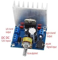 TDA7377 Carte d'amplificateur 2.0 Double Track No Noise Amplifier Module Bookshelf Speakers DC 12V Power 35W + 35W Dual-channel Board
