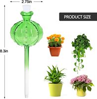 Inserts auto-arrosants pour plantes, bulbes d'arrosage pour plantes, globes d'arrosage pour plantes, couleurs arc-en-ciel, forme de cactus et d'ananas, décoration d'intérieur