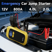 Démarreur de Voiture Portable 12V 8000mAh en Gros avec Lumière LED et Compresseur d'Air Multifonction pour Voitures, Camions et Motos