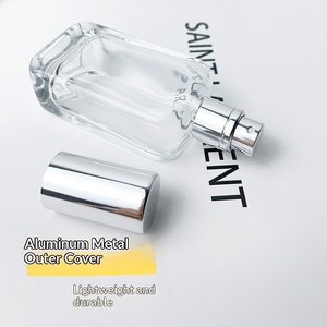 Botella de spray de vidrio de alta calidad para perfume, 35 ml, transparente, de alta gama, para muestras de cosméticos, botella de repuesto. - Product Image 3