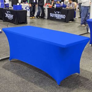 All-Purpose Customizable Traditional Style Spandex <b>Table</b> Cloth for Sales Displays Stretchable Cover Portable Design Digital - Product Image 4