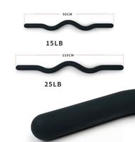 Barre de Yoga et Pilates lestée en silicone solide pour entraînement de résistance corporelle complète, durable, portable, usage commercial