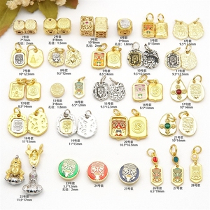 Accessori Pendenti in Stile Antico Dorato Tibetano con Smalto a Goccia, Bracciale con Corda di Perline, Ornamento Retrò - Product Image 2