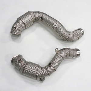 ท่อเรโซแนเตอร์ตรง M178 สำหรับ Mercedes-Benz E63AMG W213 4.0T ปี 2016+ ผลิตจากสแตนเลส 304 - Product Image 6