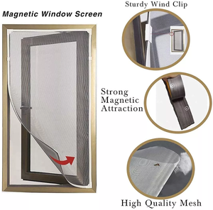 Zanzariera Magnetica Autoadesiva Fai-da-Te per Finestre, Rete Anti-insetti in Fibra di Vetro per Soggiorno Moderno - Product Image 3