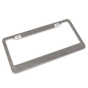 Marco para Placa de Matrícula con Incrustaciones de Cristales, Estándar Estadounidense, Marco de Acero Inoxidable, Marcos Personalizados para Placas de Matrícula - Product Image 4