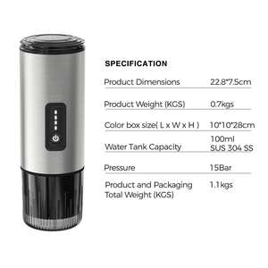 <span class=keywords><strong>Cafetera</strong></span> Portátil 3 en 1 Compatible <span class=keywords><strong>con</strong></span> Cápsulas Nes/<span class=keywords><strong>Dolce</strong></span> <span class=keywords><strong>Gusto</strong></span> y Café Molido, <span class=keywords><strong>Cafetera</strong></span> Manual de 15 Bares - Product Image 2