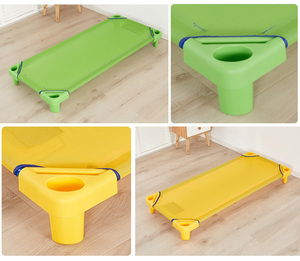 POTENTIEL Usine Personnalisé Portable empilable lit de bébé nouveau fitness résistance enfants lit en plastique à vendre - Product Image 4