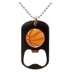 Kustom terbuat dari baja nirkarat kerajinan logam Logo basket pembuka botol tag anjing berlapis dalam kartun tema disesuaikan hadiah - Product Image 1