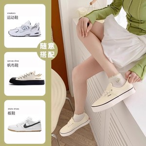 Spring Summer Women's Short Socks Fresh Milk Green Cartoon Breathable Cotton Boat Socks Regular Casual Style - Product Image 4