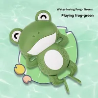 Jouet de bain pour tout-petits en plastique ABS à motif de dessin animé, avec logo personnalisé, à remonter, pour le jeu dans l'eau, 0-24 mois, unisexe