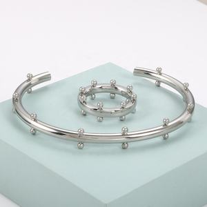 Bijoux plaqué <span class=keywords><strong>or</strong></span> <span class=keywords><strong>18</strong></span> k, <span class=keywords><strong>manchette</strong></span> Multi l, bracelets en acier inoxydable, ouverts, en verisateur, cadeau - Product Image 6