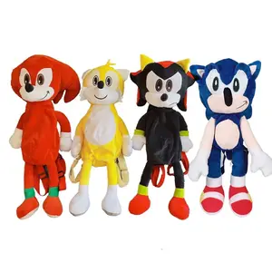 45cm Wholesale So nic Hedgehog Toy Stuffed Animal So nic Toy Character Plush Backpack