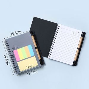 Libreta Espiral con Cubierta de PP al por Mayor, Libreta Personalizada con Logotipo, Mini Libreta de Notas Adhesivas y Bolígrafo - Product Image 6