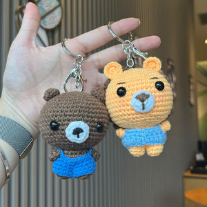 Wholesale Custom <strong>Handmade</strong> <strong>Crochet</strong> Toy Animal Character Anime Figure <strong>Crochet</strong> Doll <strong>Crochet</strong> Keychain for Car Home Decoration - Product Image 4