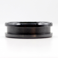 Anneaux cadeaux d'anniversaire Smart NFC en céramique noir blanc mémoire 8mm 6mm 4mm monocanal