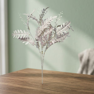 Artificial Silver Eucalyptus Leaf Bunch for Home, Office & Wedding <b>Decoration</b>, 55cm Faux Greenery Spray - Product Image 2