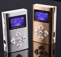 Portable USB Mini MP3 Player Layar LCD Mendukung Kartu TF dengan Desain Olahraga