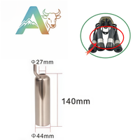 Coque de tétine usinée CNC de précision pour machine à traire, corps de tétine pour vache laitière, vente en gros, commande commerciale