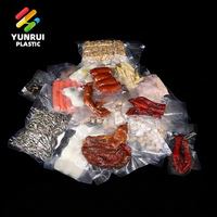 Sacs sous vide en plastique imprimés avec logo personnalisé pour la conservation des aliments au congélateur, sans BPA, en PE, thermoscellables, texturés