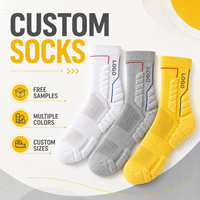 Chaussettes de performance Elite avec logo personnalisé, respirantes, pour la course à pied, l'entraînement et la musculation