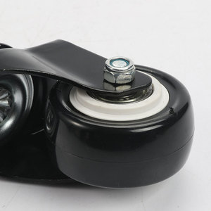 Swivel <b>Caster</b> 2 Inch 1/2 In Thread Polished Finish Furniture Industrial Use - Product Image 3