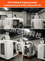 Collecteur de brume d'huile mécanique haute efficacité multi-étages robuste pour atelier de machines CNC