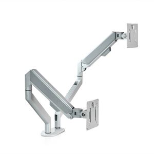 Soporte para Computadora de Pantalla Doble de 13-32 Pulgadas con Brazo de Monitor con Resorte de Gas, Rotación, Elevación y Telescópico, Disponible en Stock - Product Image 3