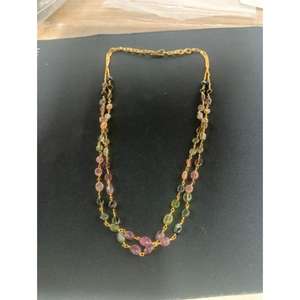 Collar de Perlas y Piedras Curativas de Jade Natural Colorido Estilo Bohemio para Mujer, Gargantilla de Perlas, Venta al por Mayor - Product Image 2