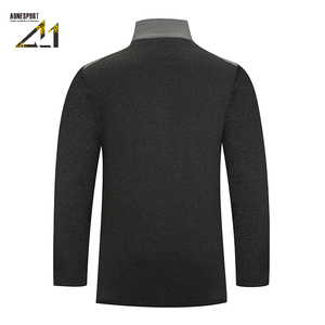 Camiseta Térmica de Manga Larga para Hombre Aonesport, Tejido de Forro Polar, Secado Rápido, Estilo Safari, Corte Regular, Color Sólido - Product Image 6