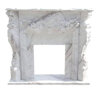 Polissage maison décoration en pierre cheminée cheminée en bois statues de lion en pierre cheminée en marbre blanc