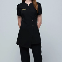 Tunique de beauté Best-seller Spa de coiffure Massothérapeute Travail de santé Salon de manucure Esthéticienne Uniforme de travail