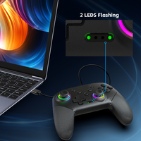 Control Inalámbrico para Nintendo Switch OLED Lite PC, Gamepad para Juegos con Vibración Turbo