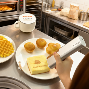 Impresora Portátil de Mano EVEBOT para Café Latte Art y Alimentos con Tinta Comestible para Pasteles, Panadería, Cafetería y Restaurante - Product Image 2