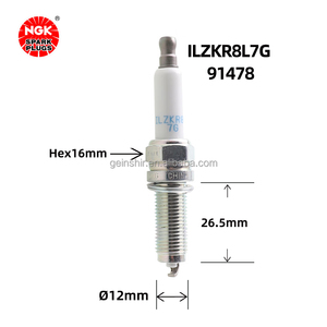 Bougies d'allumage iridium NGK ILZKR8L7G 91478 pour Peugeot 4008 5008 508L Citroën C5 C6 DFSK AX7 <span class=keywords><strong>DS7</strong></span> - Product Image 2