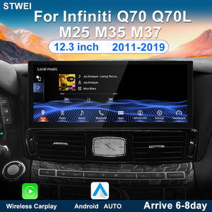 STWEI for Infiniti Q70 Q70L M25 M35 M37 2011-2019 12.3-inch Android 14 Car Radio Multimedia Player DVD Player Wireless Carplay - Product Image 3