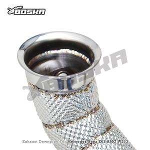 Tubo de Escape de Acero Inoxidable SS304 Personalizado para Mercedes E63 E63S AMG W213 4.0TT 2016-2023, Sistema de Escape de Carreras de Ajuste Directo - Product Image 5