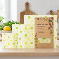 Emballage alimentaire en cire d'abeille bio, écologique, réutilisable, pour fruits, sandwichs, légumes, cire d'abeille naturelle, emballage alimentaire, directement de l'usine