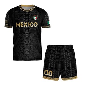 Camisetas de fútbol de México 2026 al por mayor, personalizadas por sublimación, versión retro para jugadores, para adultos y niños - Product Image 2