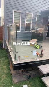 YL METAL 316 Sans rouille, système de garde-corps en verre sans cadre en acier inoxydable pour balcon - Product Image 5
