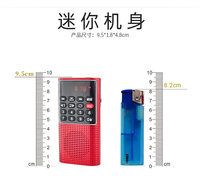 Lecteur de Coran et de textes bouddhistes 328Radio FM, lecteur MP3 avec haut-parleur intégré, micro d'enregistrement, carte TF, enregistreur vocal portable