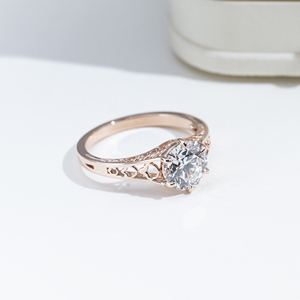 แหวนเพชรเม็ดกลมทอง 9K รุ่น MSR-2079 จาก Messi Jewelry - Product Image 2