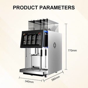 Machine à café entièrement automatique professionnelle en acier inoxydable pour comptoir d'hôtel, vente en gros d'usine - Product Image 6