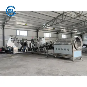 Small capacity 50kg puffed popcorn flavored popcorn production line