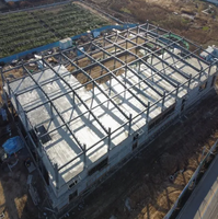 Taller de estructura de acero prefabricado moderno Fábrica y edificios de oficinas Soluciones de trabajo de construcción