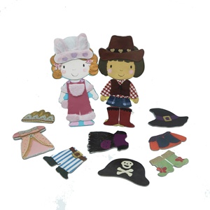 Increíble vestido magnético historia libro para niños actividad Junta libro para niños - Product Image 3