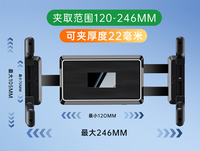 360 degrés rotatif bras Long doux col d'oie voiture tableau de bord support de téléphone voiture tablette pc support pour ipad 5-15 pouces