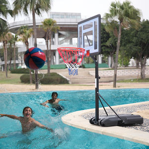 <span class=keywords><strong>Piscine</strong></span> portable mobile en PVC avec panneau arrière transparent, support <span class=keywords><strong>de</strong></span> <span class=keywords><strong>basket</strong></span>-ball (hauteur <span class=keywords><strong>de</strong></span> réglage du <span class=keywords><strong>panier</strong></span> 1,15 m-1,35 m) Modèle 13290080 - Product Image 2